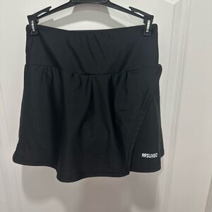 ARSUKEO Women's Black Skirt